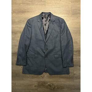 Polo Ralph Lauren Blazer Mens 46R Blue Label Dillards Sport Coat Silk Wool VTG